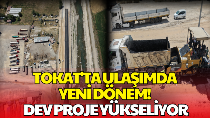 Tokat'ta Ulaşımda Yeni Dönem: İlk Kez Çift Tabakalı Asfaltla İnşa Edilen Barbaros Caddesi'nde Sona Doğru